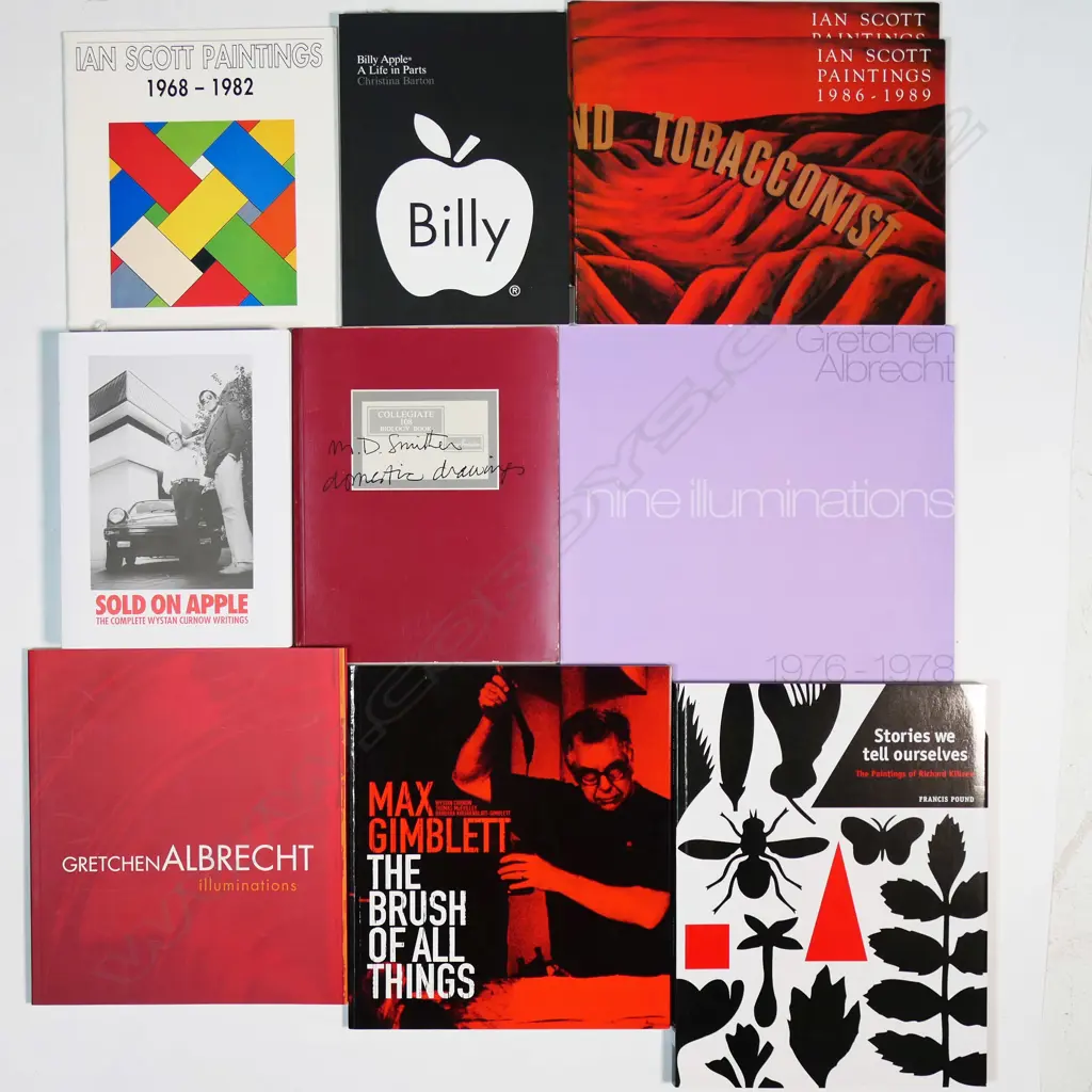 CONTEMPORARY NZ ART PUBLICATIONS INCL. BILLY APPLE Image 1++